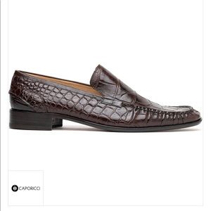 Caporicci 940 Alligator Loafers TD Moro
